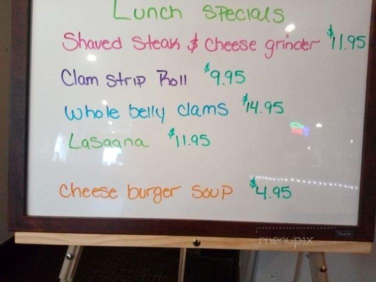 Radar's Pub - Three Rivers, MA menu_pic