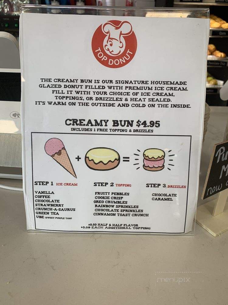Top Donut - Dracut, MA menu_pic