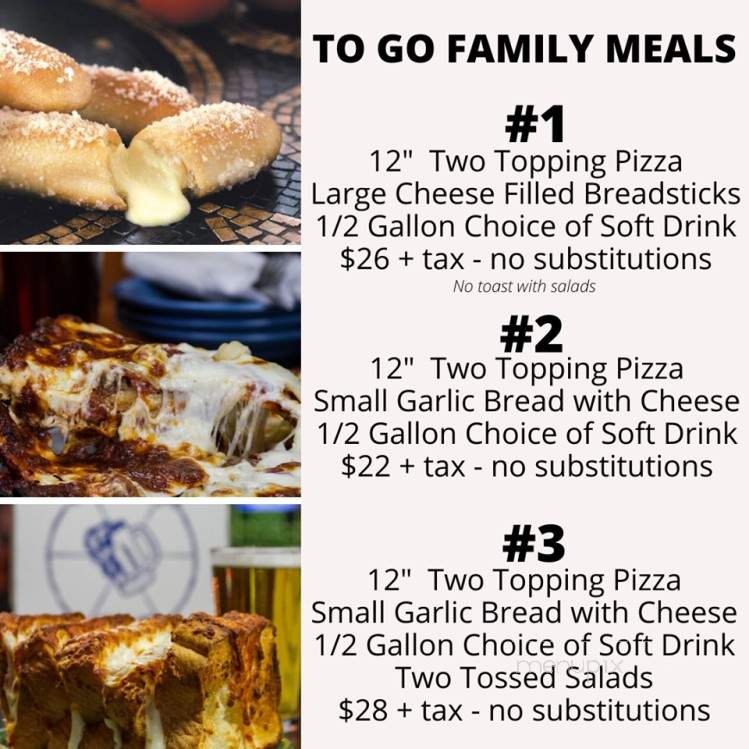 Myles Pizza Pub - Greenville, SC menu_pic