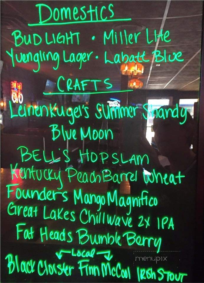 Myles Pizza Pub - Greenville, SC menu_pic