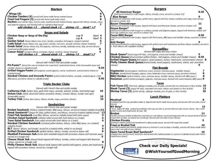 The Nook - Milton, DE menu_pic