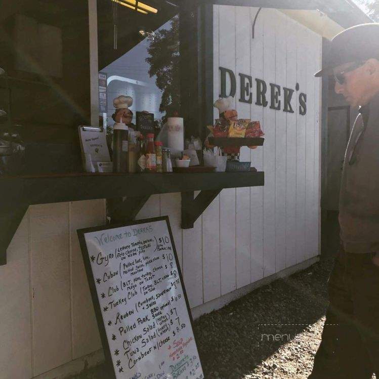 Derek's - Summerville, SC menu_pic