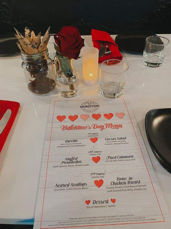 Grindstone Restaurant - Williamstown, NJ menu_pic