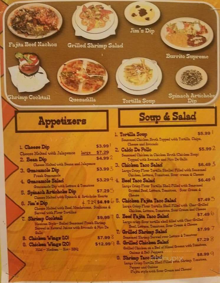 Dos Copas Restaurante Mexicano Grill - Madisonville, KY menu_pic
