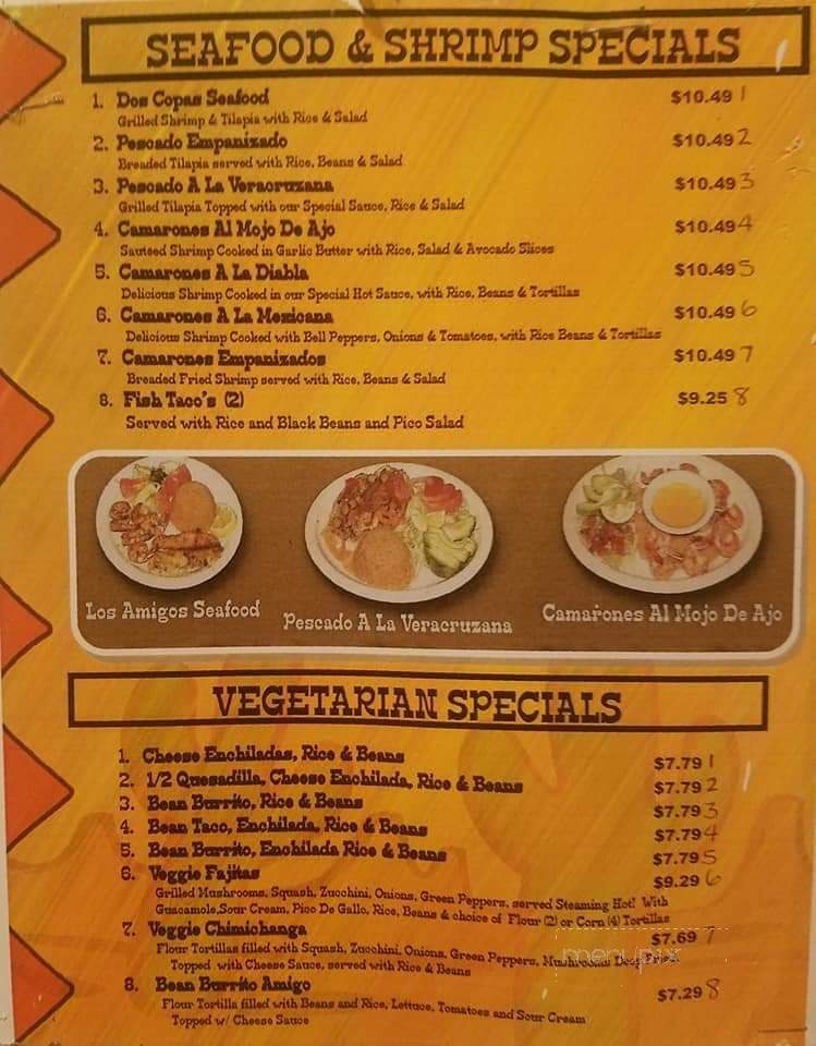 Dos Copas Restaurante Mexicano Grill - Madisonville, KY menu_pic
