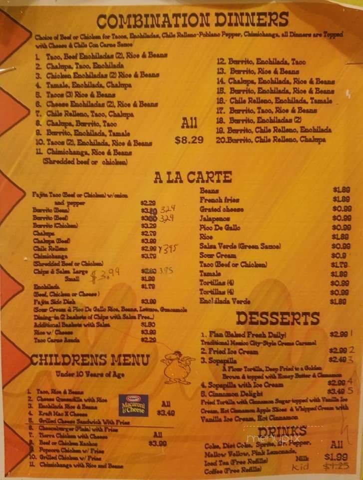 Dos Copas Restaurante Mexicano Grill - Madisonville, KY menu_pic