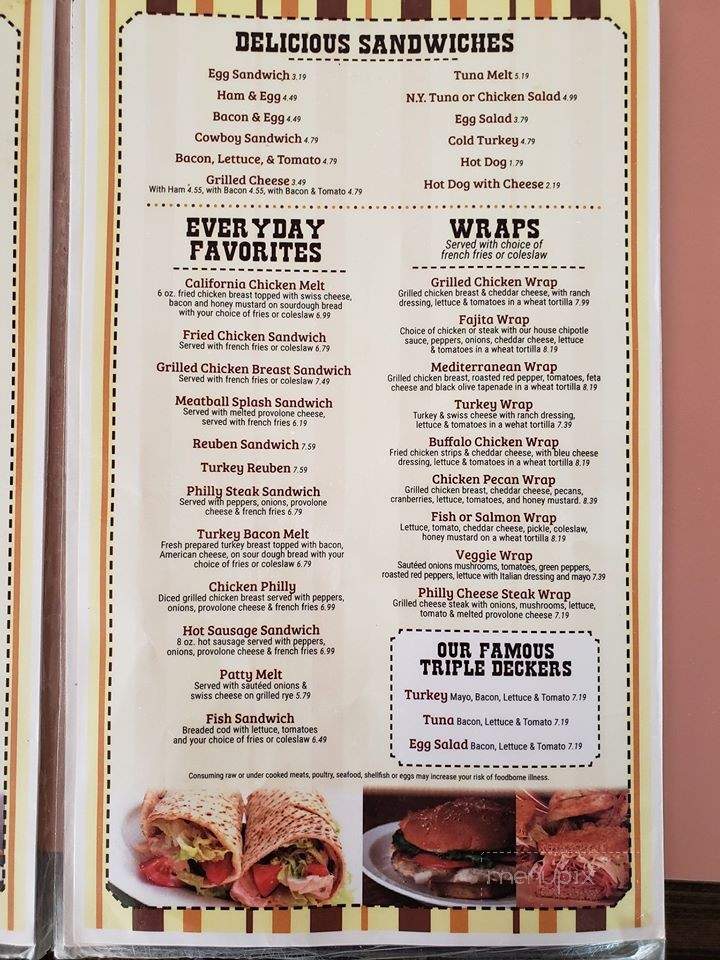 Sunny Side Inn - Celina, OH menu_pic
