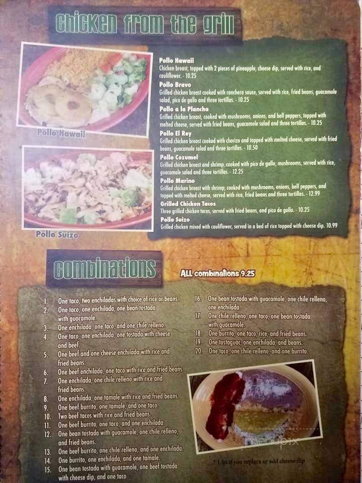 Senor Barrigas - Savannah, MO menu_pic