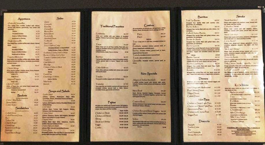 El Ranchito Mexican Restaurant - New Haven, MO menu_pic