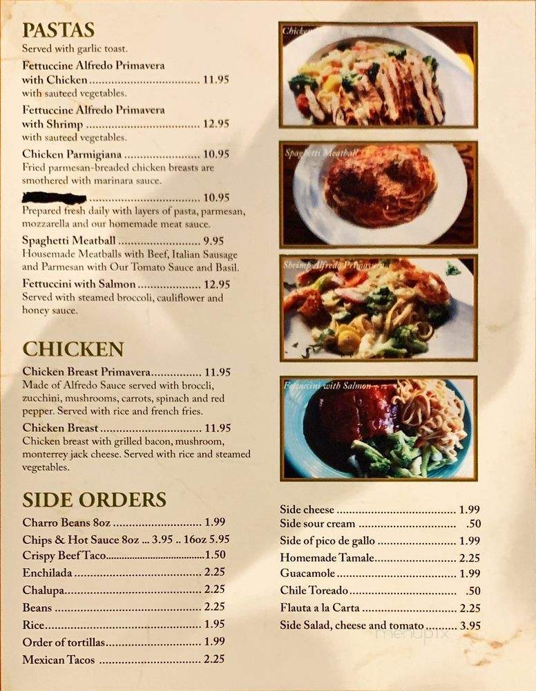 Las Rocas Mexican Cocina - Princeton, TX menu_pic