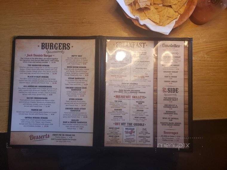 Safire Restaurant & Lounge - Springerville, AZ menu_pic