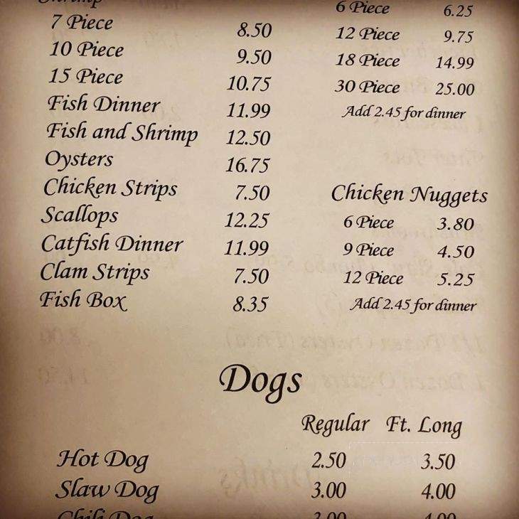 Bantam Chef - Bunnell, FL menu_pic