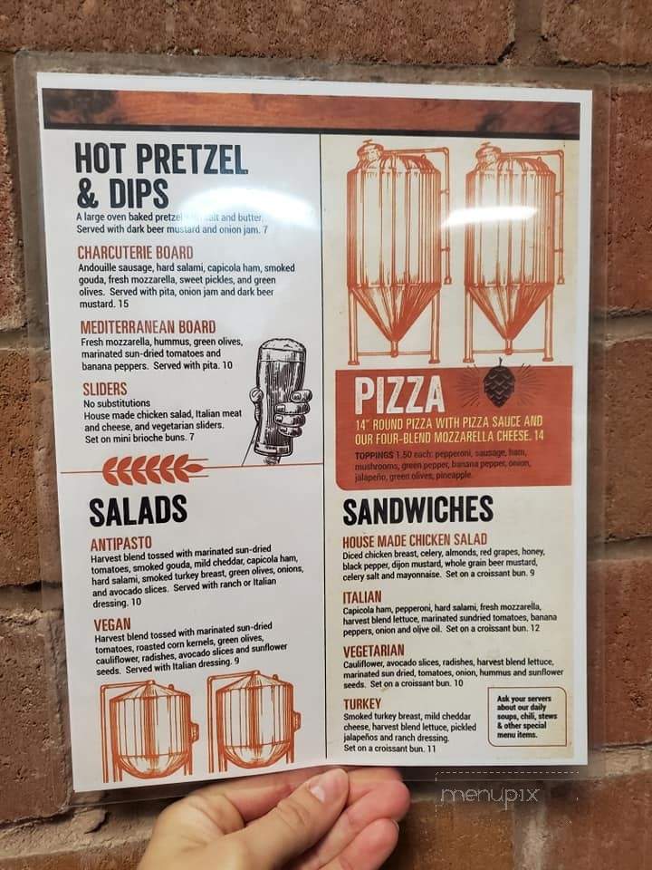 Hartland Brewing - Howell, MI menu_pic