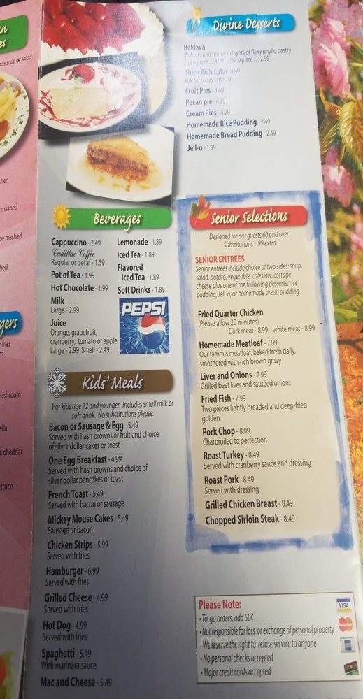 Four Seasons - Montpelier, OH menu_pic
