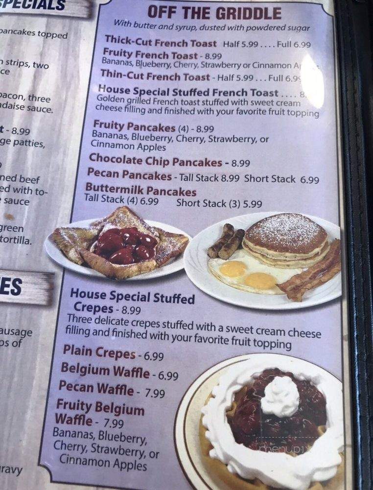 Four Seasons - Montpelier, OH menu_pic