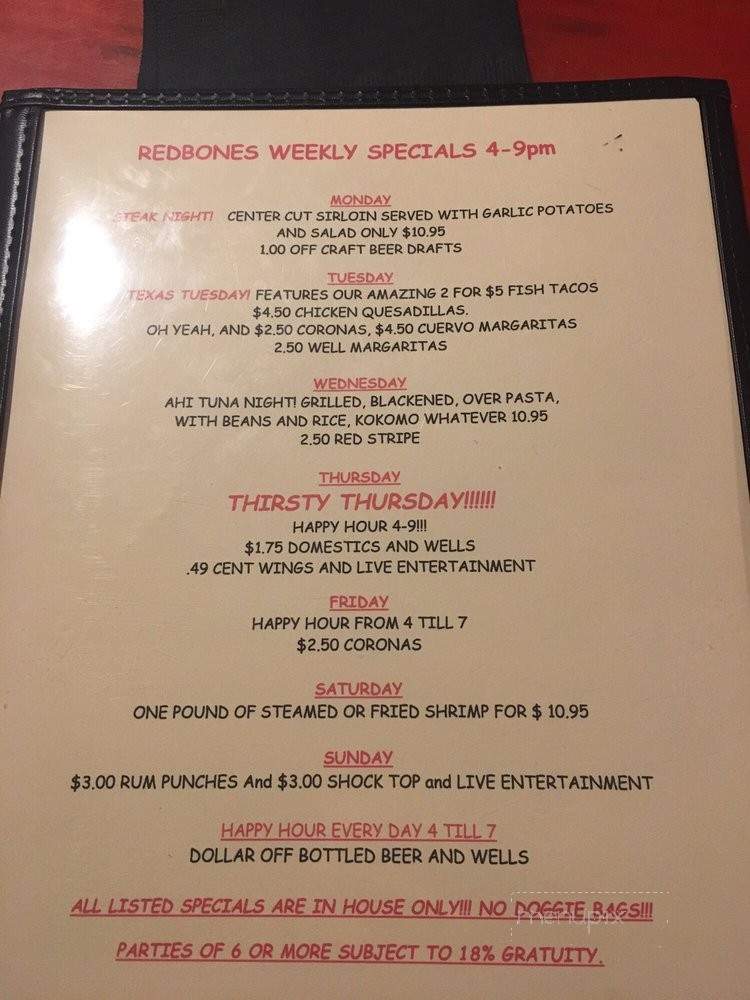 Red Bones Bar & Grill - Chesapeake, VA
