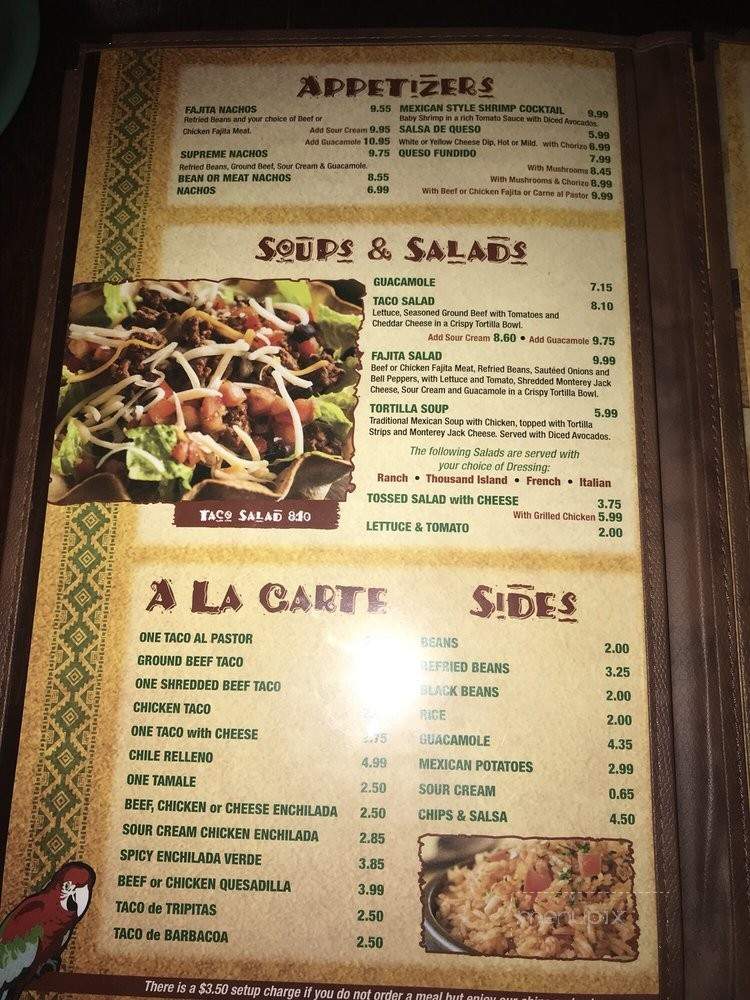 Polo's Mexican Restaurant - Ada, OK menu_pic