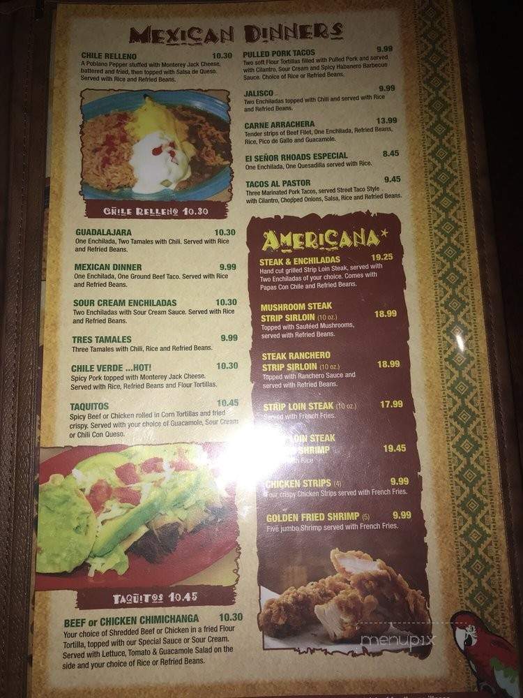 Polo's Mexican Restaurant - Ada, OK menu_pic