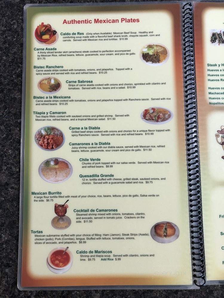 El Amigo Feliz - Hazen, AR menu_pic