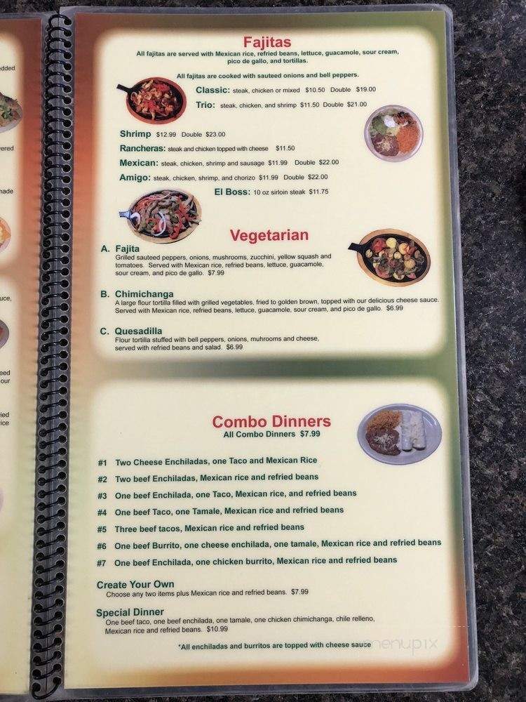 El Amigo Feliz - Hazen, AR menu_pic