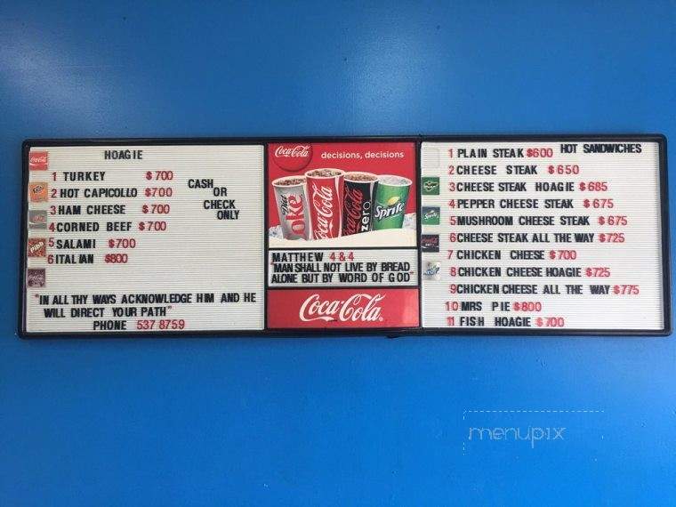 A Taste Of Phillie - Vidalia, GA menu_pic