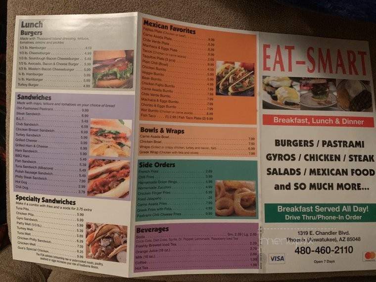 Eat Smart - Phoenix, AZ menu_pic