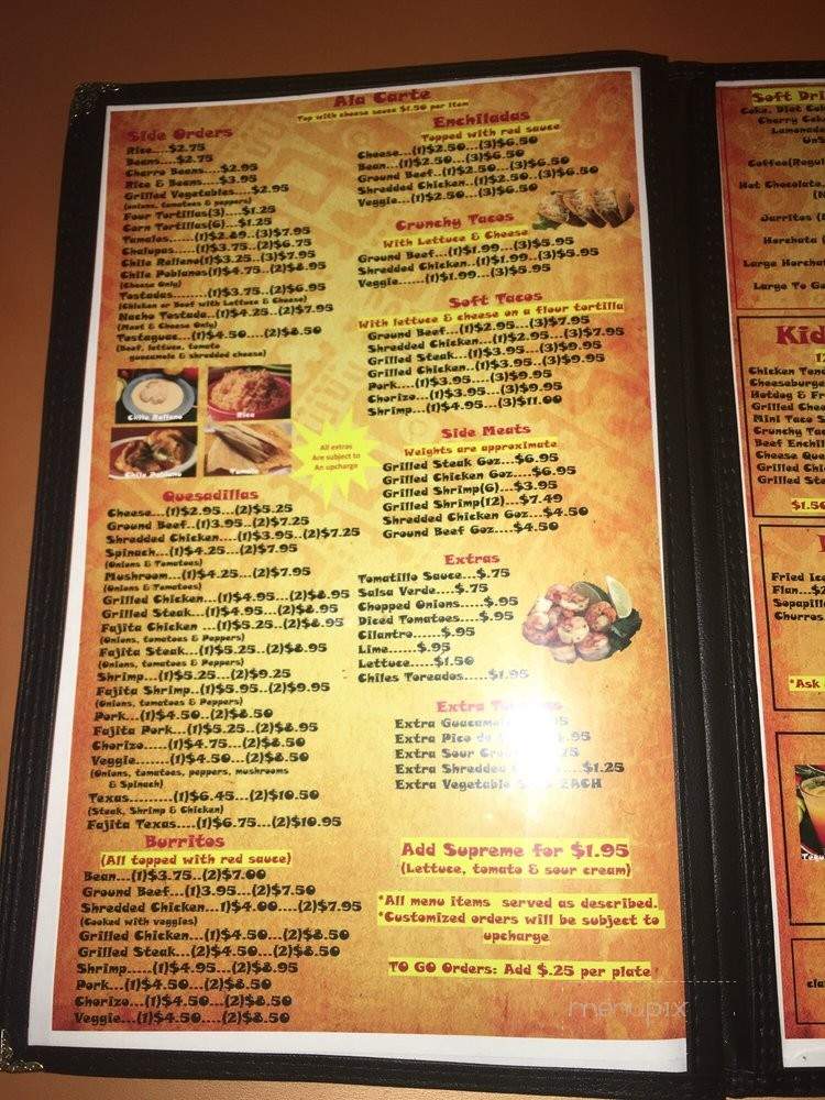 Cafe Cancun Bar & Grill - Murrayville, GA menu_pic