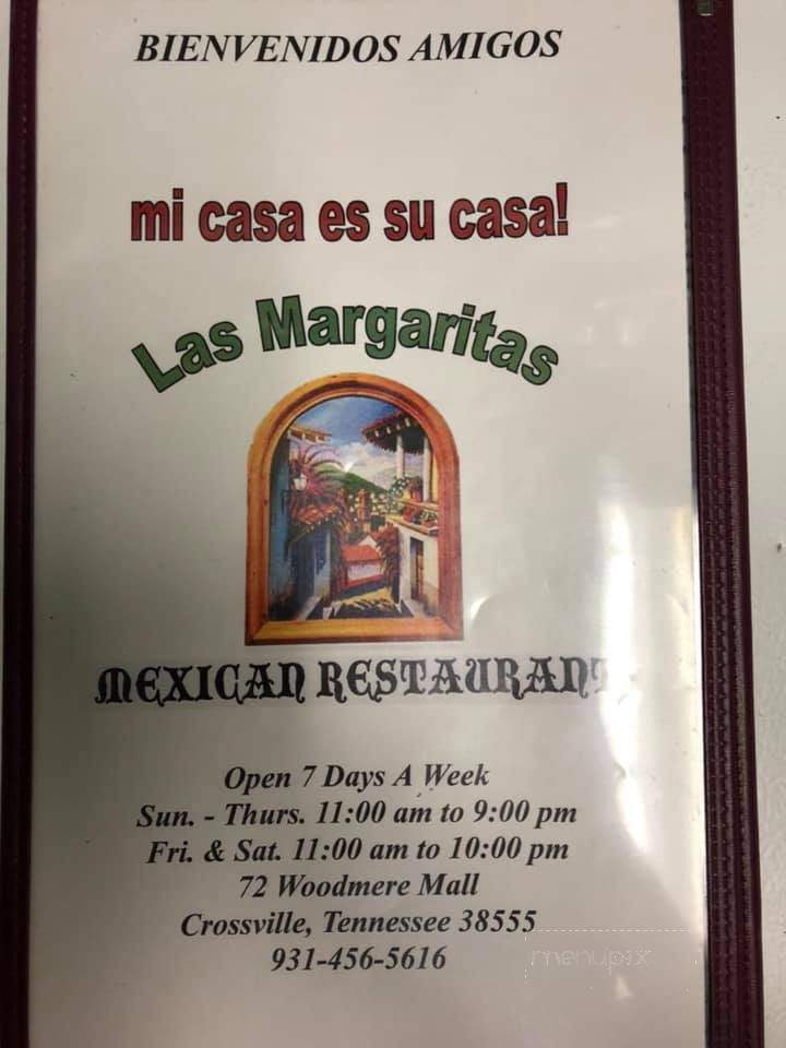 Las Margaritas - Crossville, TN menu_pic