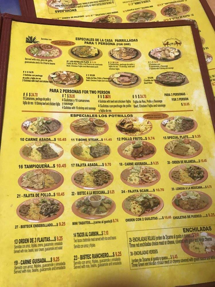 Taqueria Los Potrillos - Houston, TX menu_pic