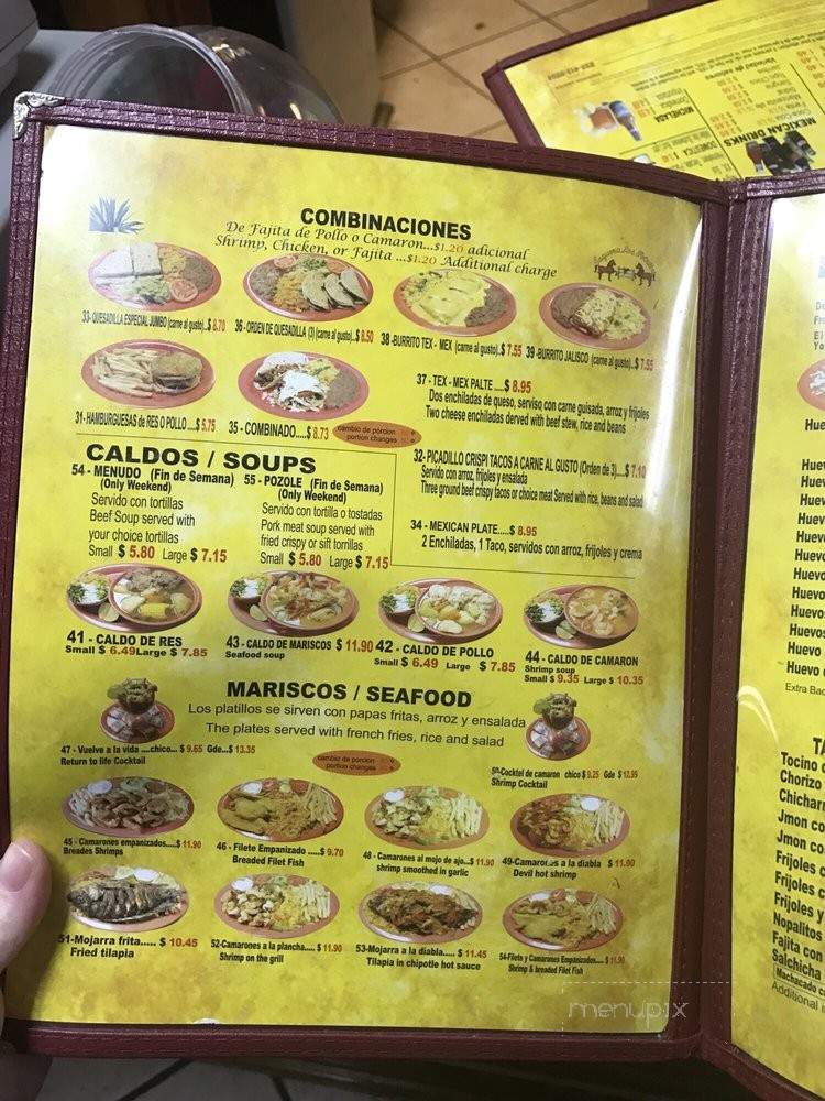 Taqueria Los Potrillos - Houston, TX menu_pic