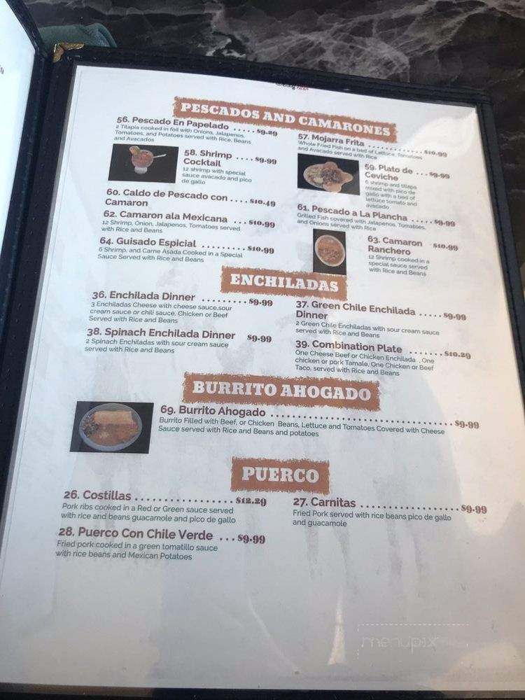 Don Ciro's - Shawnee, OK menu_pic