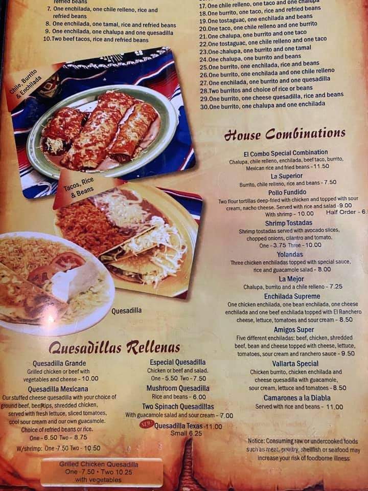 El Titanic - Belton, SC menu_pic