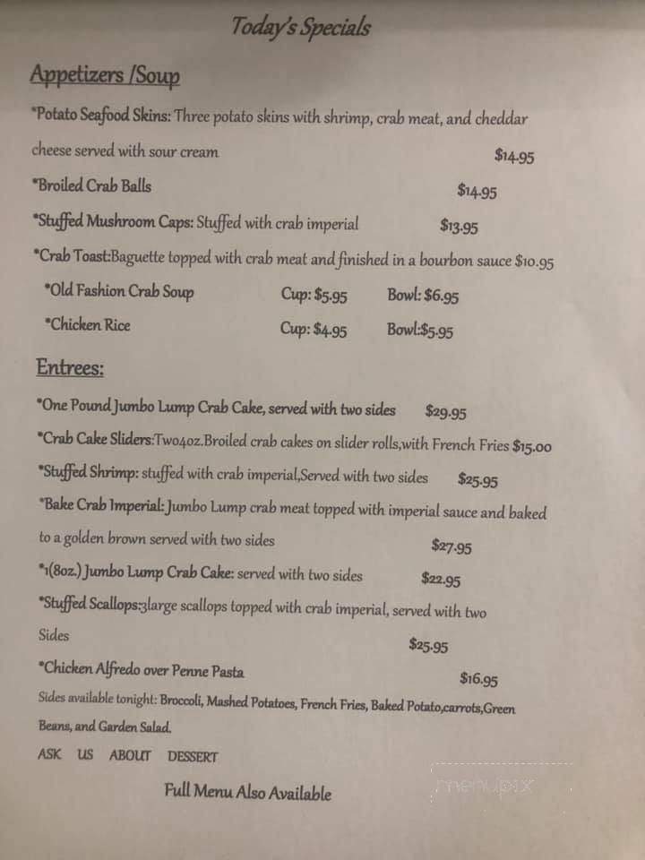 Michaels of Hampstead - Hampstead, MD menu_pic