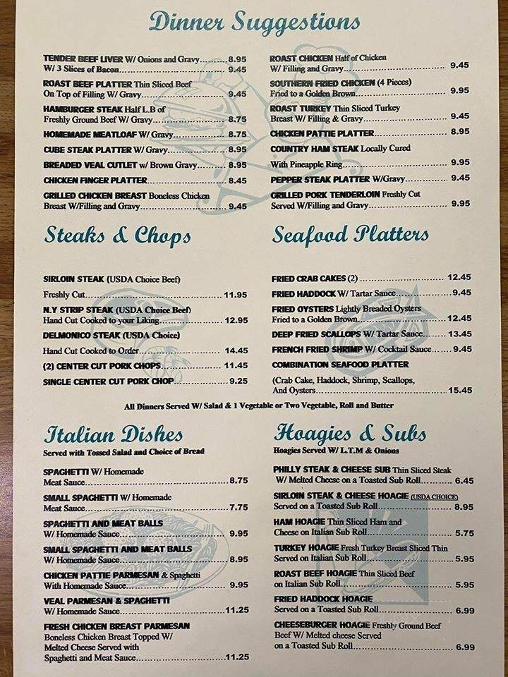 Capital Restaurant - Chambersburg, PA menu_pic