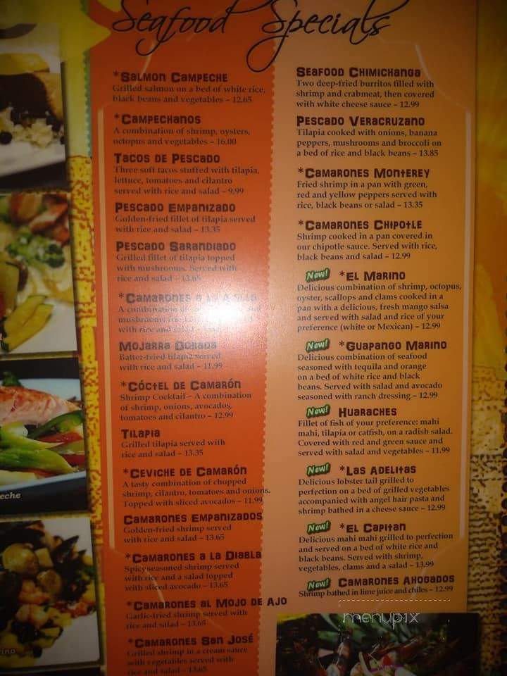 Plaza Del Sol - Jefferson, NC menu_pic