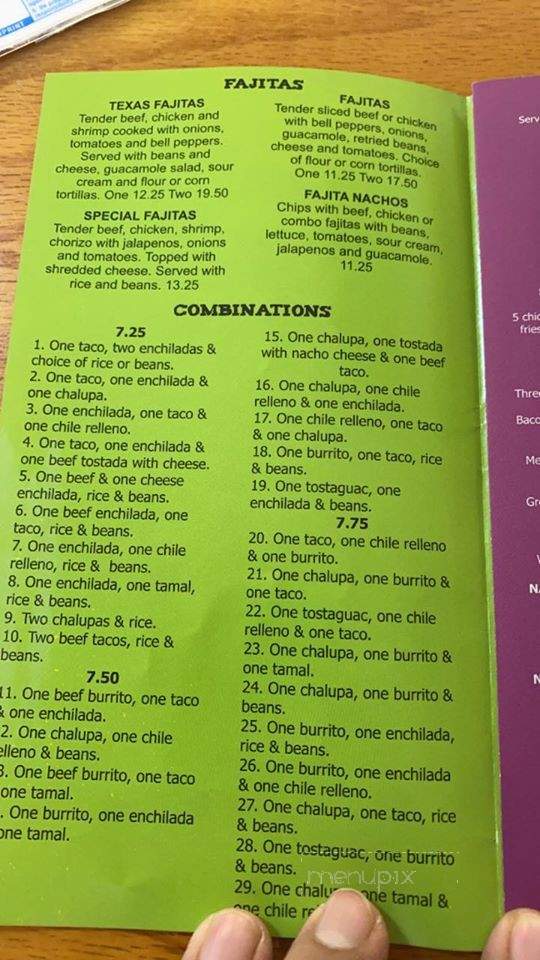 Los Potreros Mexican Restaurant - Laurens, SC menu_pic