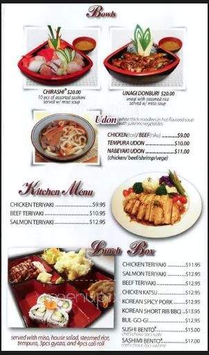 Oshio Teriyaki - Enumclaw, WA menu_pic