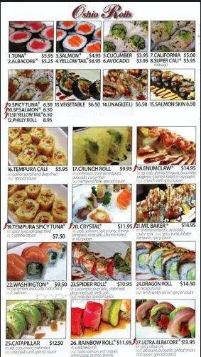 Oshio Teriyaki - Enumclaw, WA menu_pic