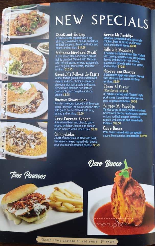 Mi Ranchito - Cabot, AR menu_pic