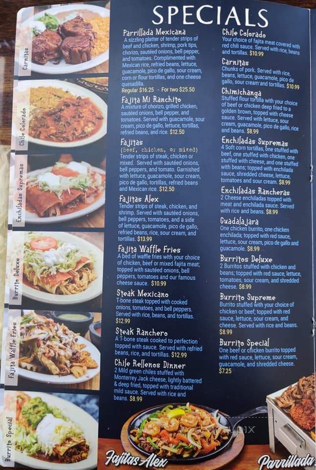 Mi Ranchito - Cabot, AR menu_pic