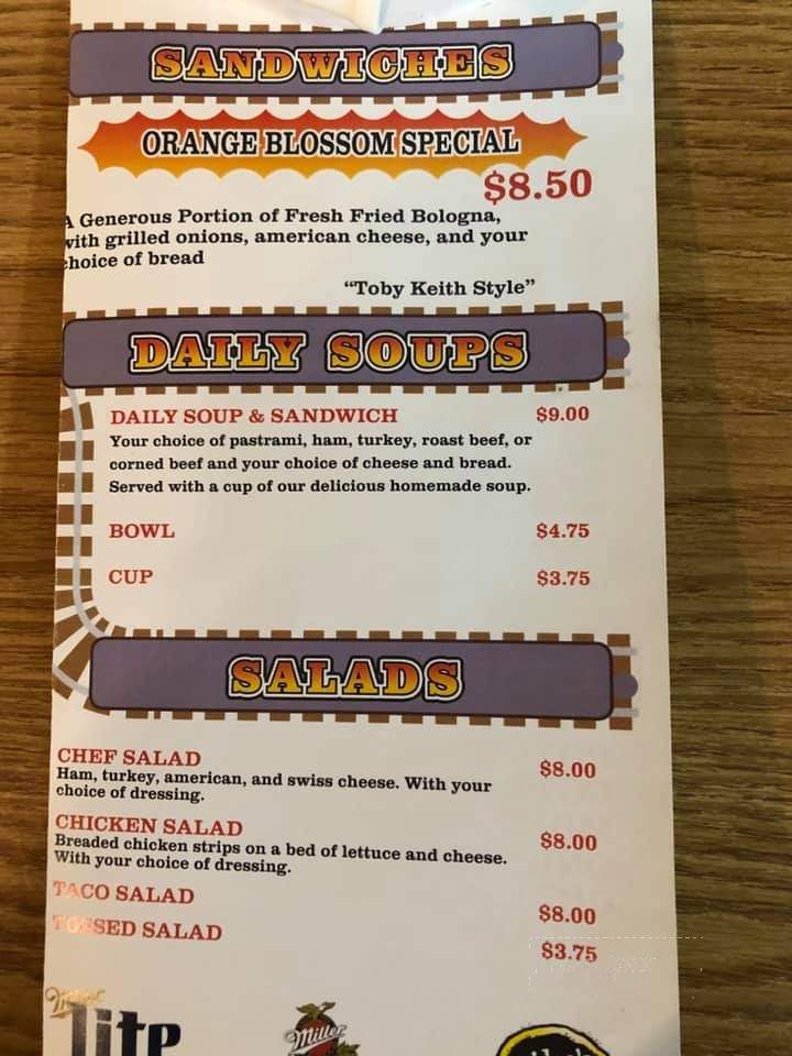 Side Track Lounge - Great Falls, MT menu_pic