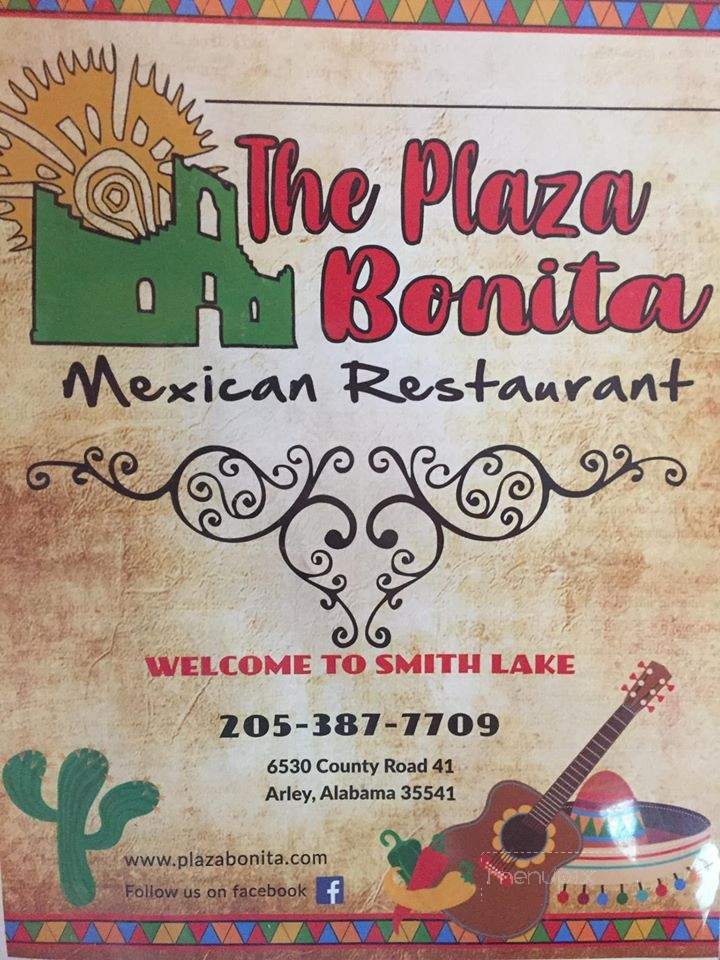 La Plaza Bonita - Arley, AL menu_pic