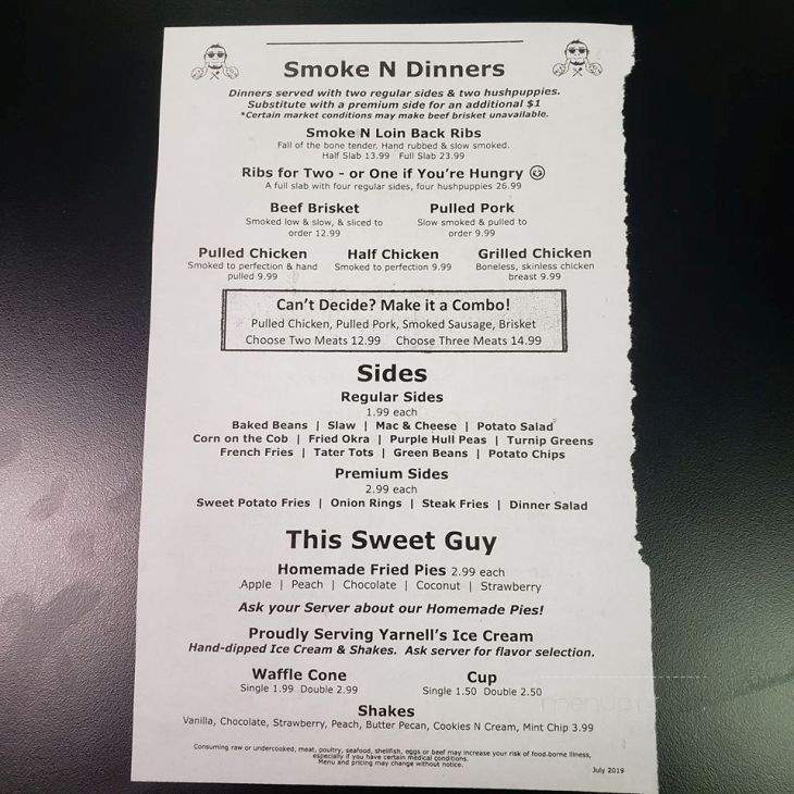 This Guys Smoke N Grill - Searcy, AR menu_pic