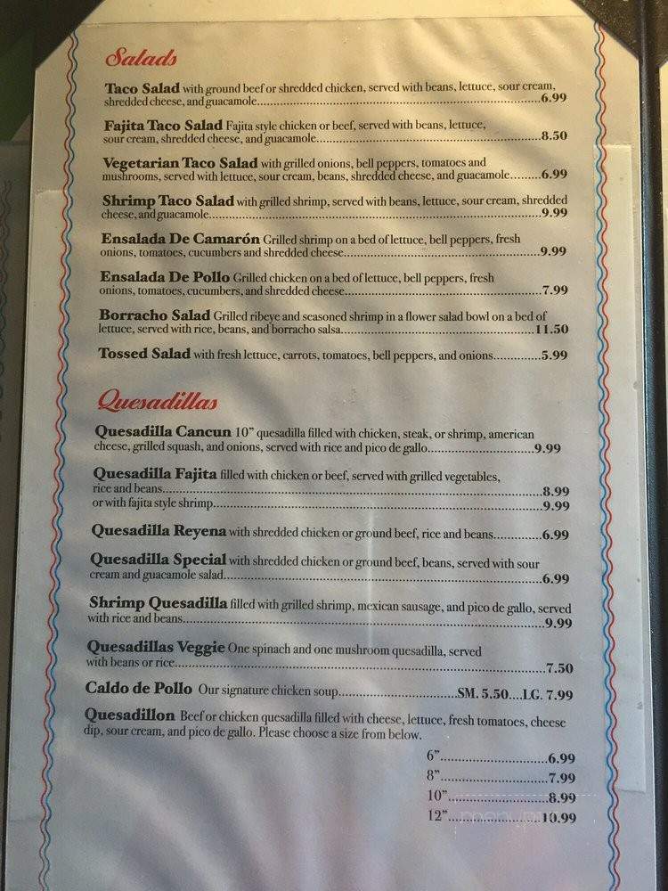 El Rio Lindo - Helena, AR menu_pic