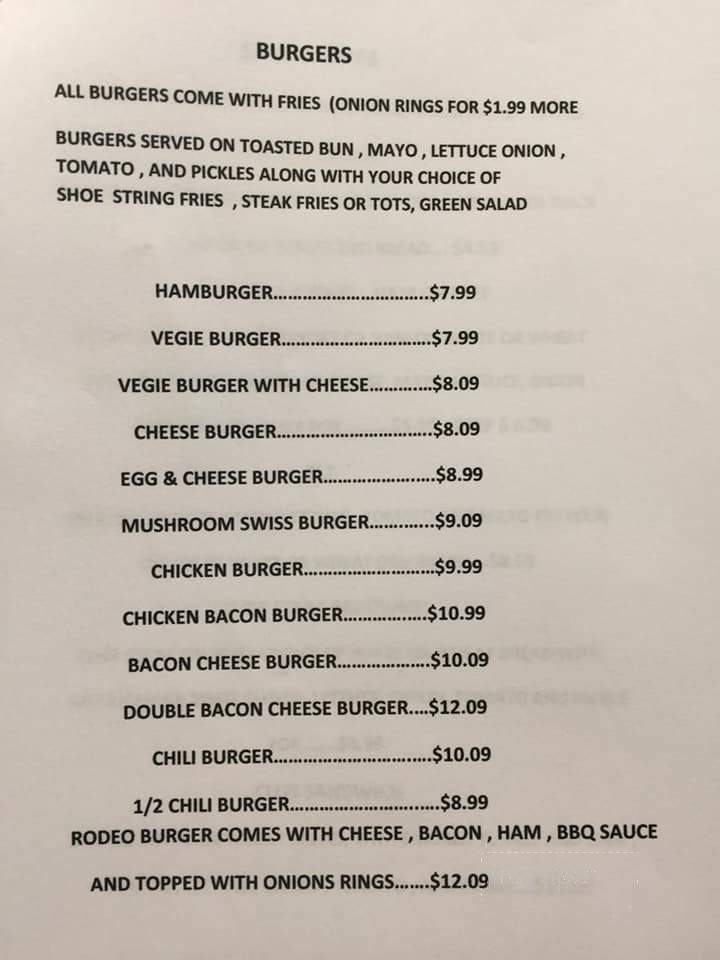 Hyde-Out Tavern - Colfax, WA menu_pic
