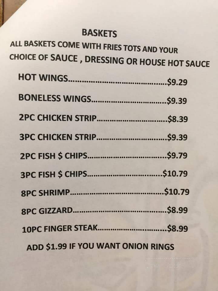 Hyde-Out Tavern - Colfax, WA menu_pic