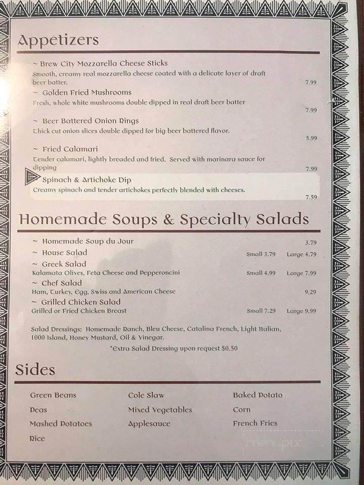Main Street Restaurant - Smithfield, VA menu_pic