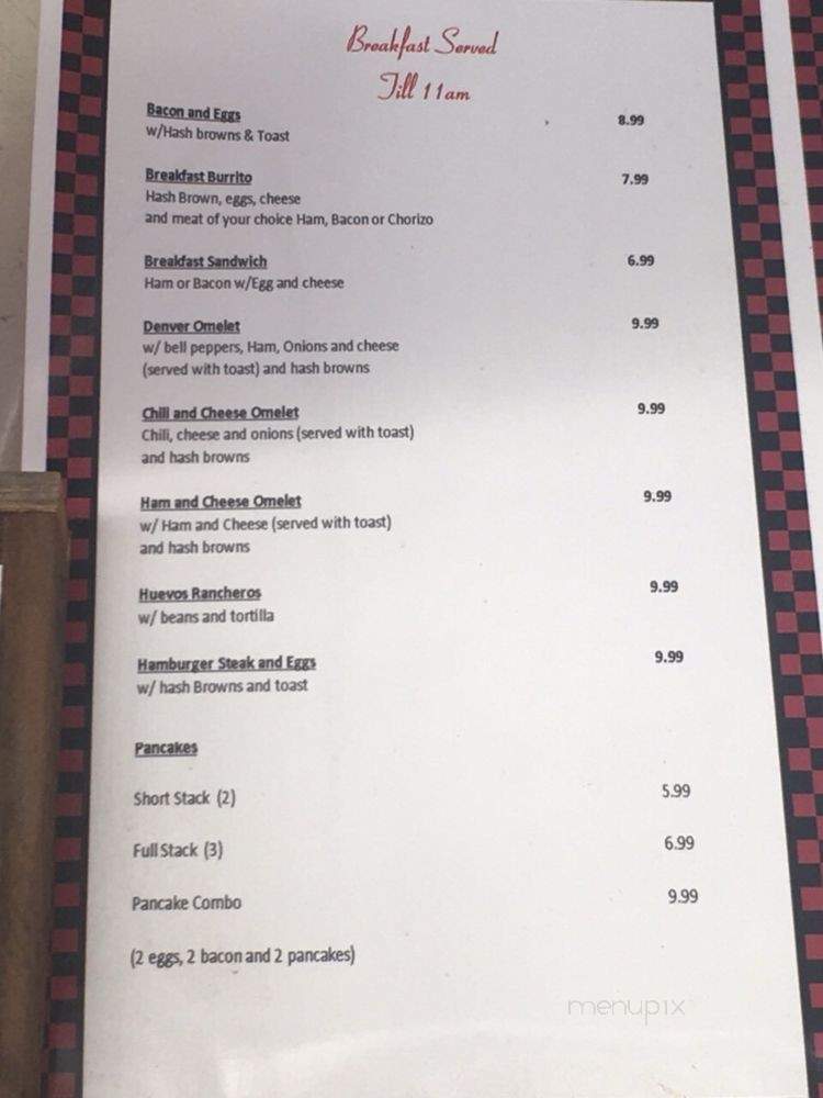 Roberts Frosty - Coarsegold, CA menu_pic
