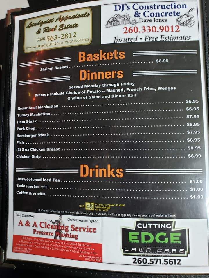 Scotty's Tavern - Wabash, IN menu_pic