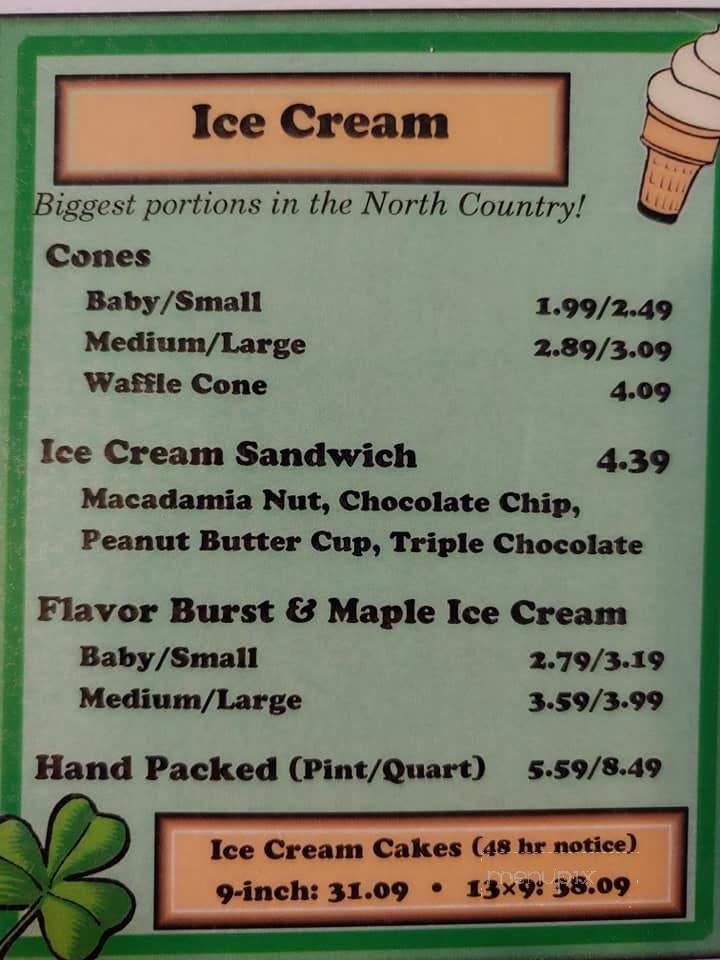 Harrigan's - Brainardsville, NY menu_pic